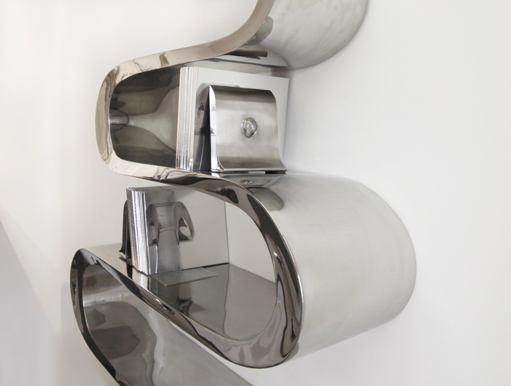 SNAKE BOOKCASE – Stainless Polished
