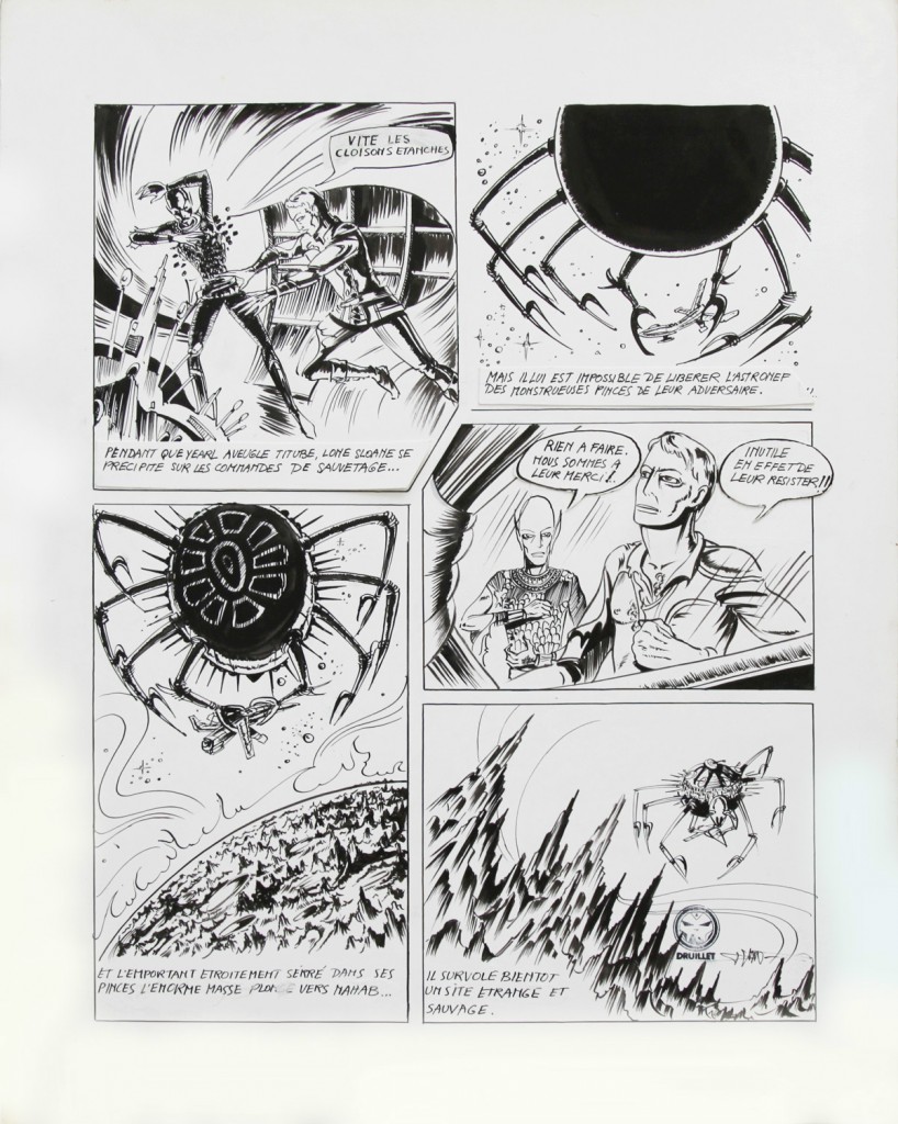 Planches de Lone Sloane – Le mystère des abîmes, 1966